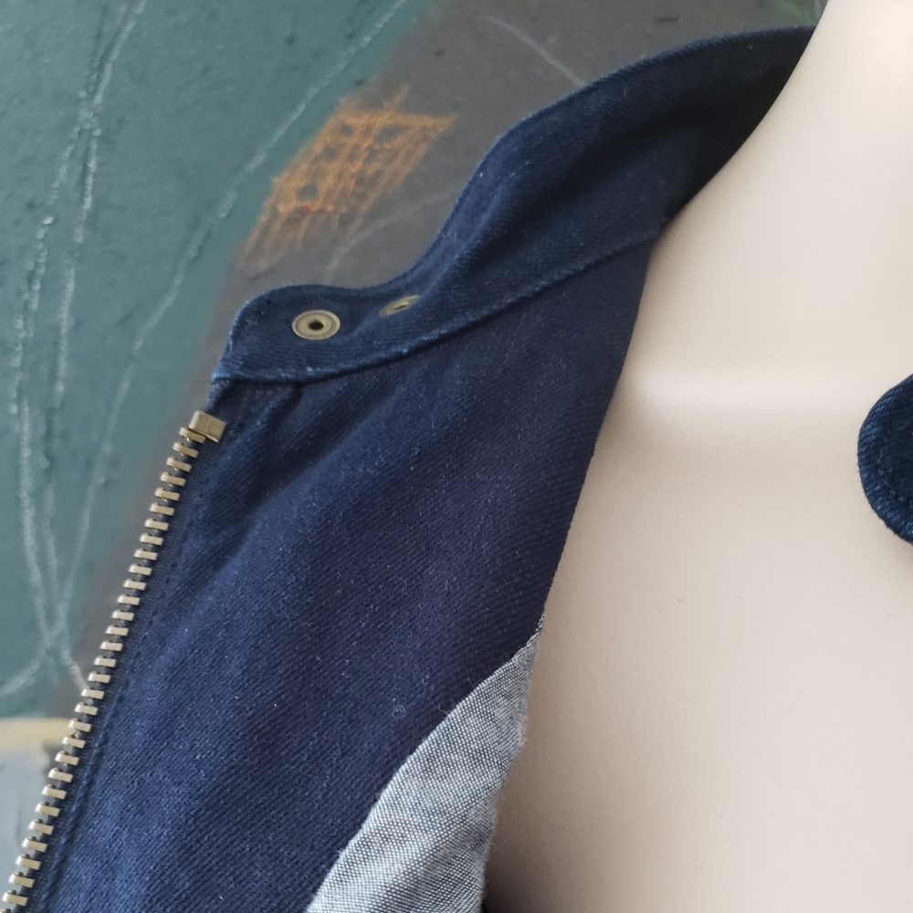 Lands' End | Denim Racing Jacket - Picture 6 of 12